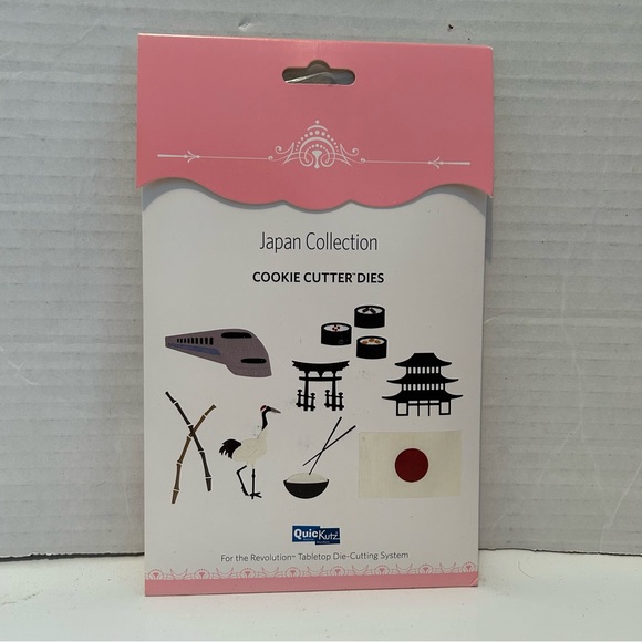 Quickutz 8-pc cookie cutter dies - JAPAN Collection - Picture 1 of 7